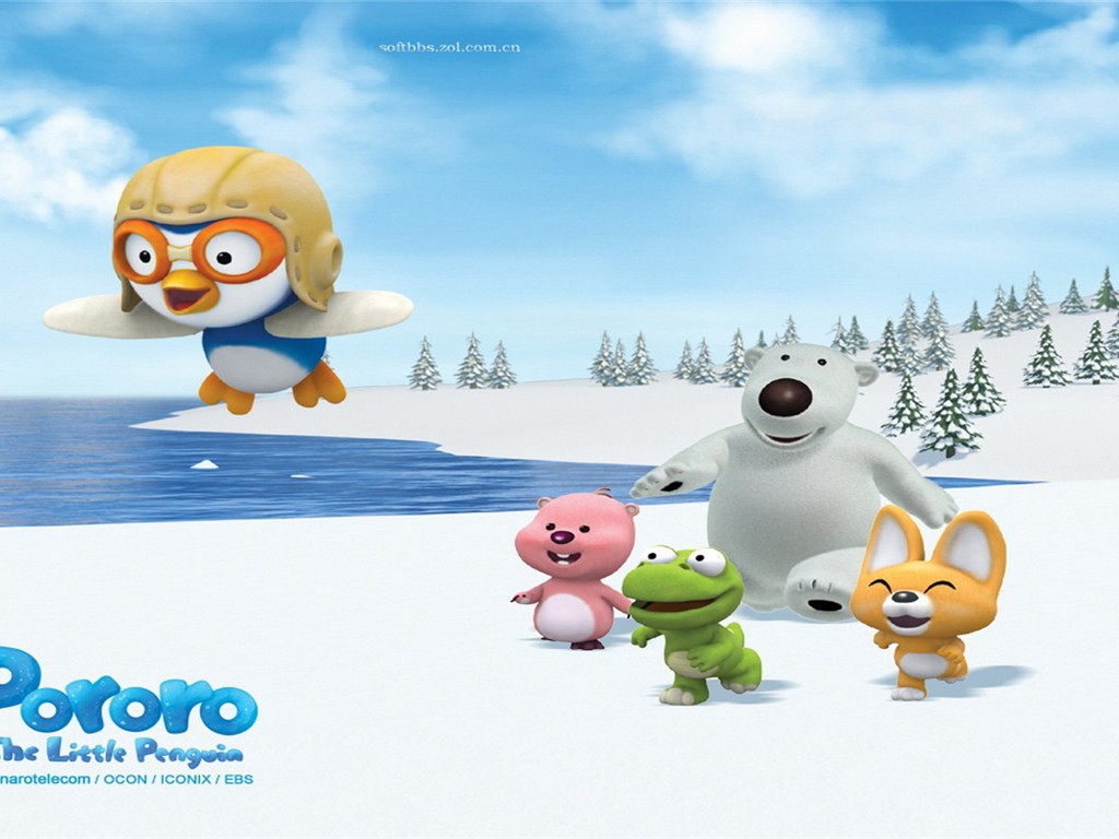 Pororo Cartoon Wallpapers #10 - 1024x768