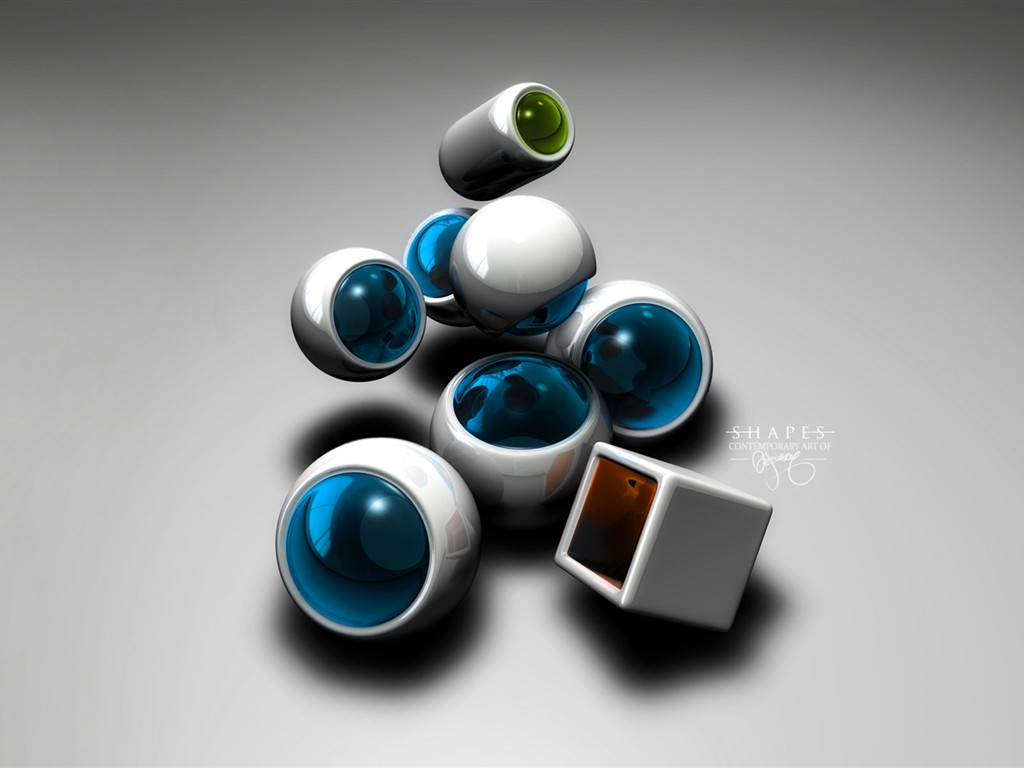 3D Design Wallpaper (1) #20 - 1024x768
