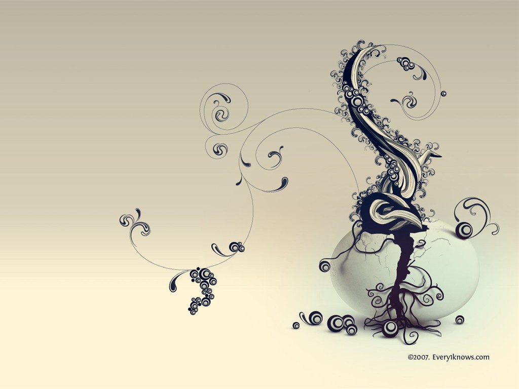 Stunning design theme wallpaper 2009 #6 - 1024x768