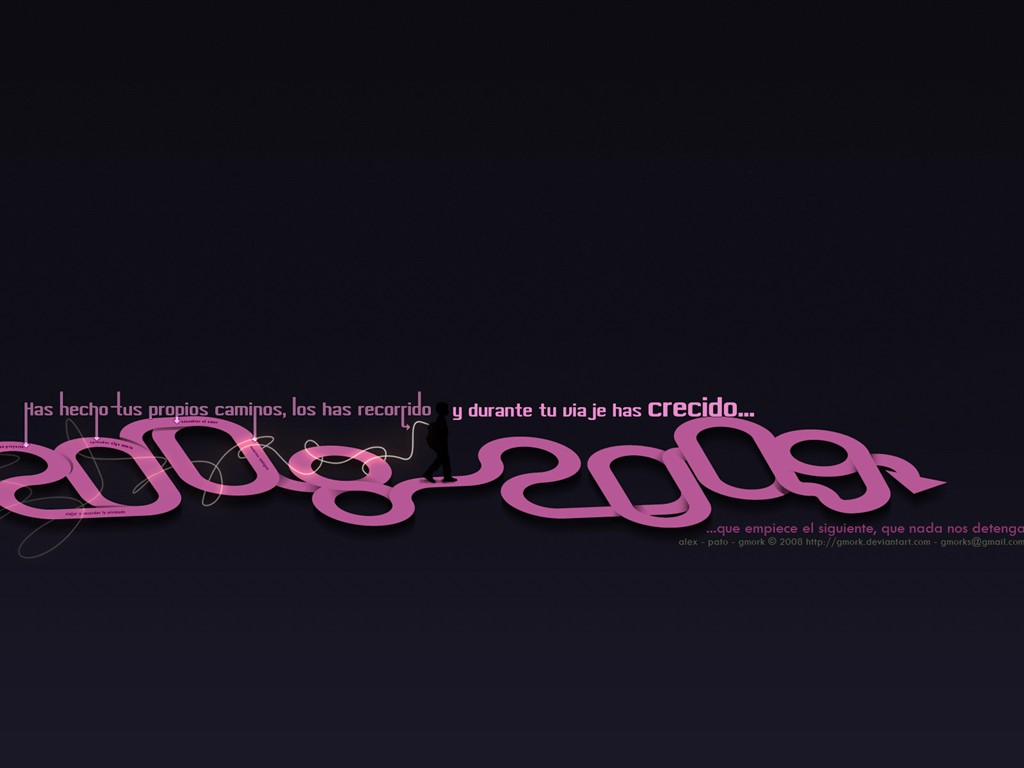 Stunning design theme wallpaper 2009 #12 - 1024x768