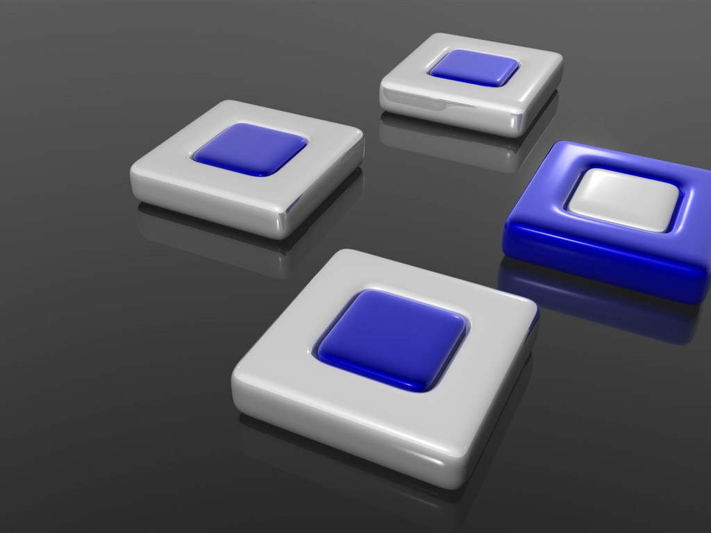 3D Design Wallpaper (2) #4 - 1024x768