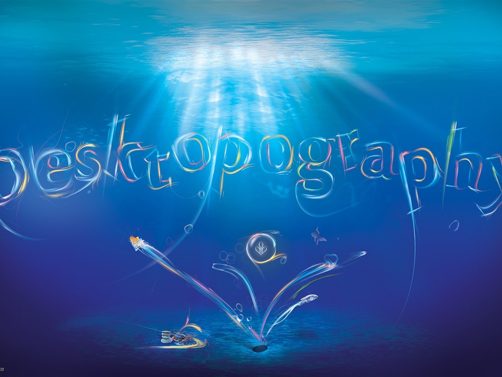 Creative synthesis of the visual wallpaper #28 - 1024x768