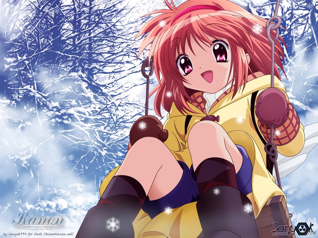 雪之少女壁紙專輯 #10 - 1024x768