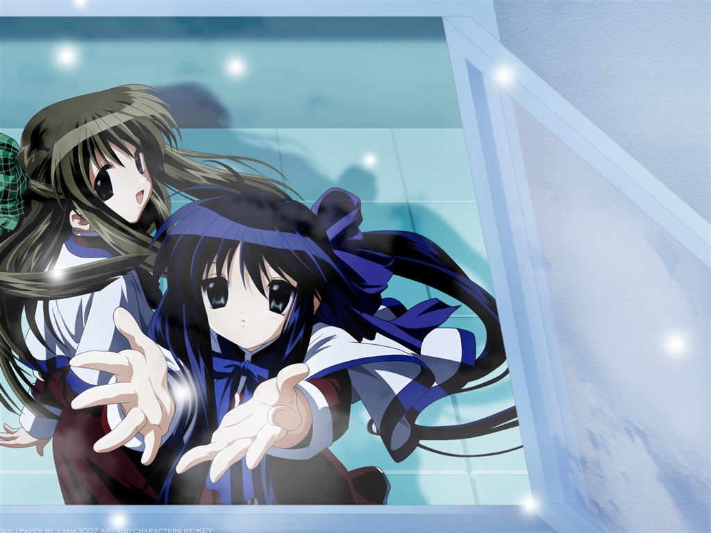 雪之少女壁紙專輯 #17 - 1024x768