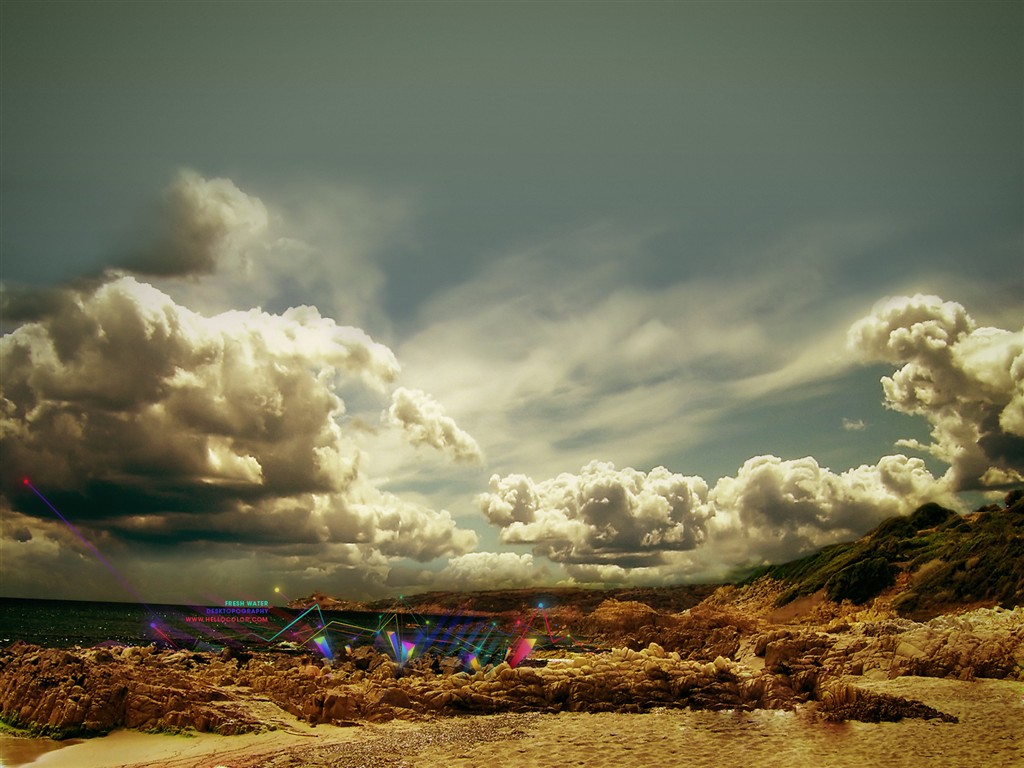 Non-mainstream design wallpaper (1) #20 - 1024x768