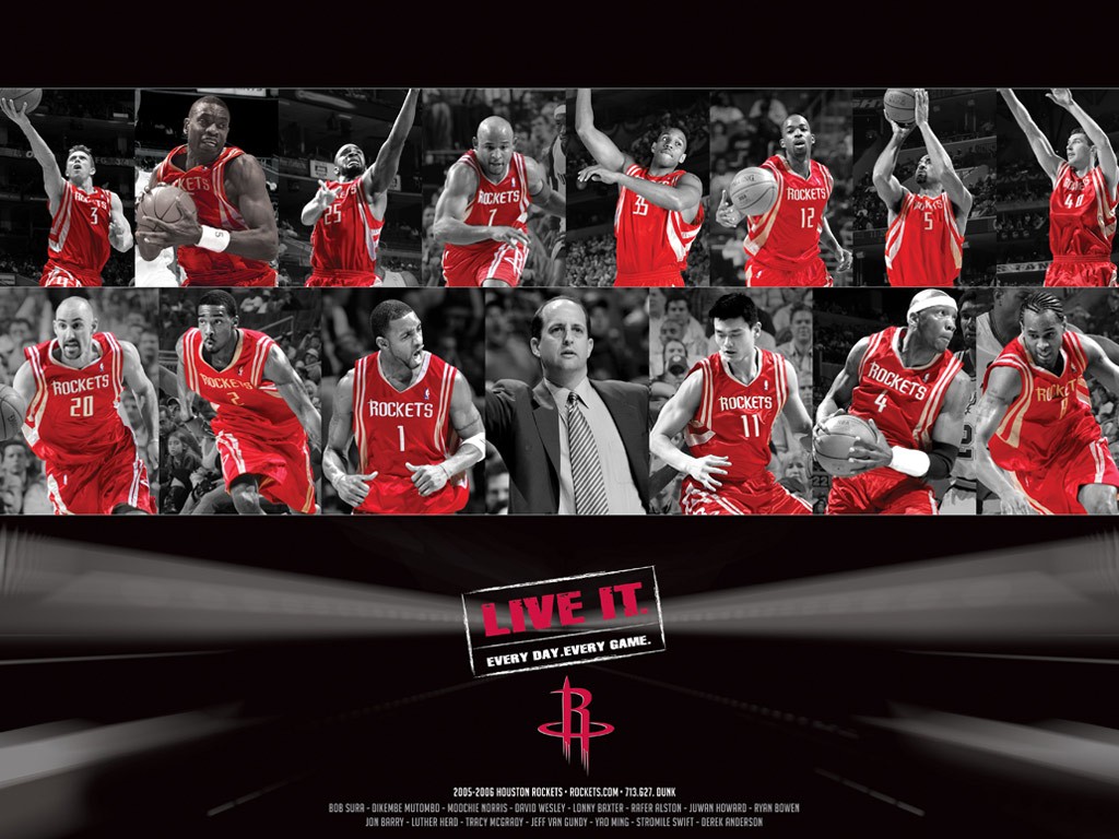 Houston Rockets Wallpaper Oficial #43 - 1024x768