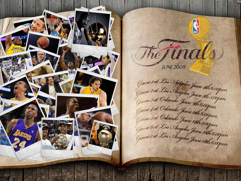 NBA2009 Champion Lakers Wallpaper #1 - 1024x768