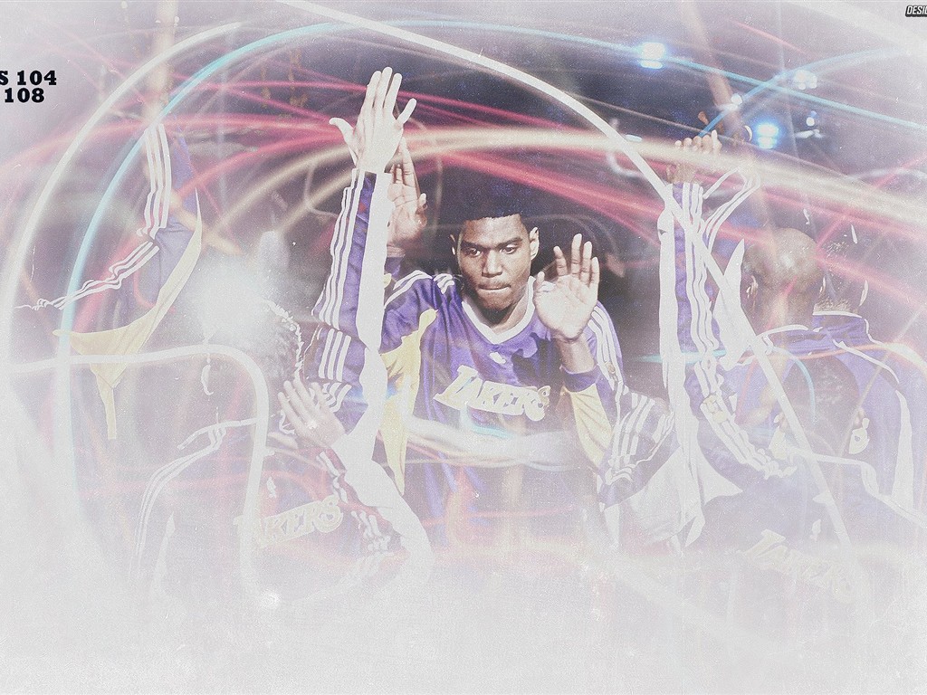 NBA2009總冠軍湖人隊壁紙 #13 - 1024x768