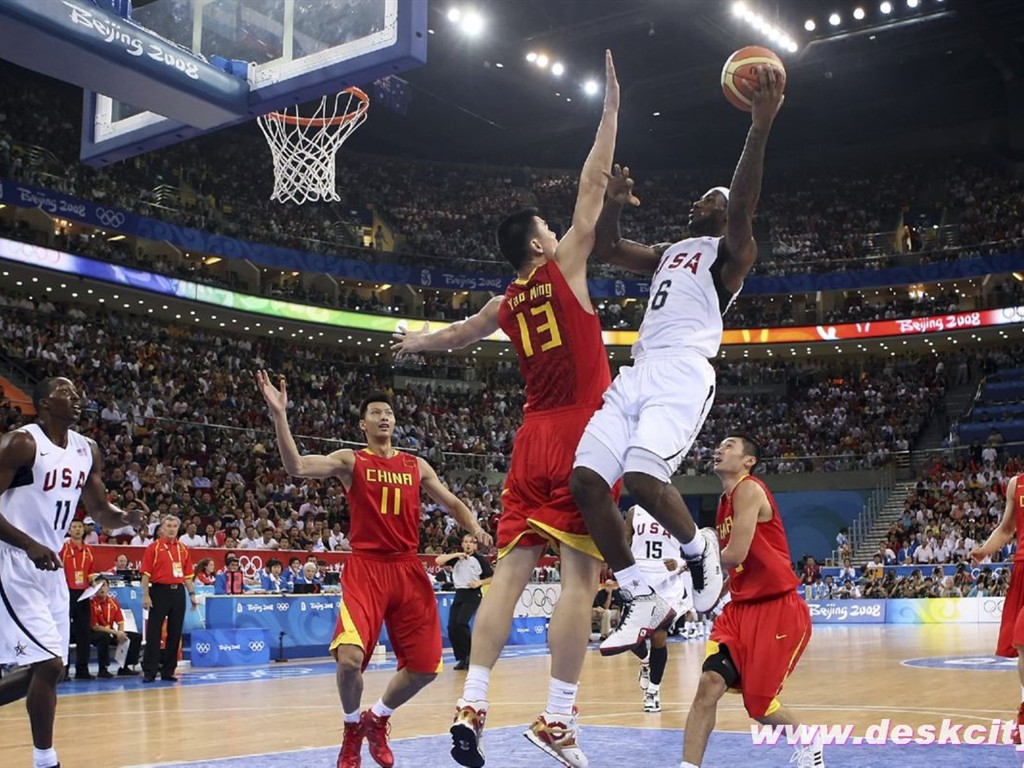 Beijing Olympic Basketball Wallpaper #1 - 1024x768