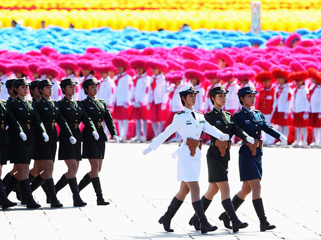 National Day military parade wallpaper albums #10 - 1024x768