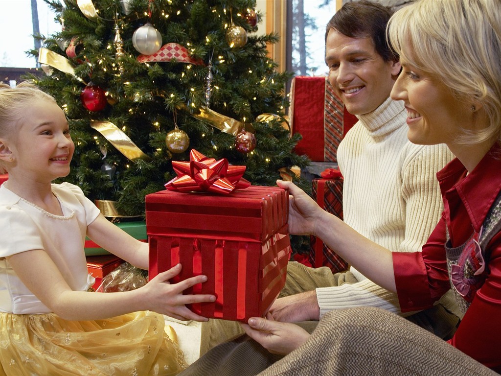 La gente celebra la Navidad Fondos de Inicio #22 - 1024x768