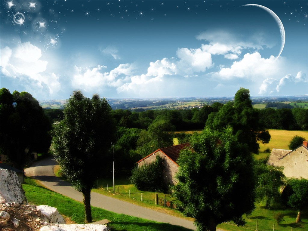 Krásná krajina na plochu #3 - 1024x768