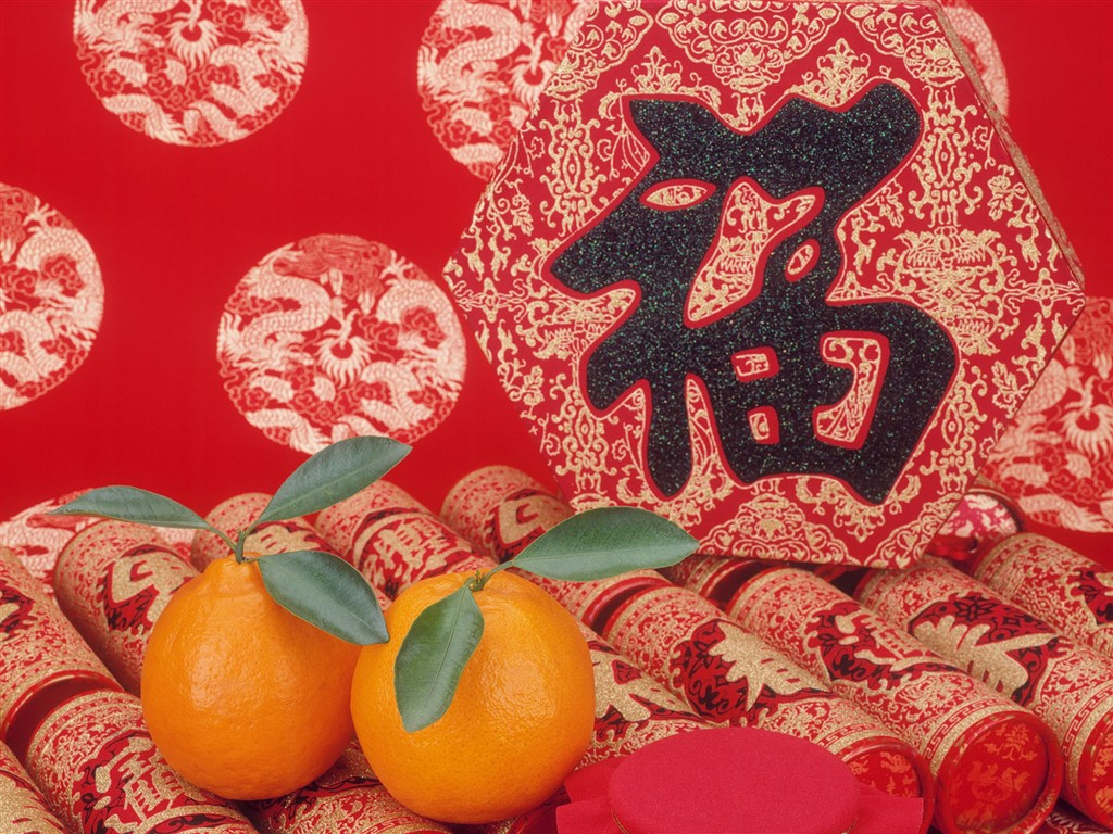 중국 바람 축제 붉은 벽지 #34 - 1024x768