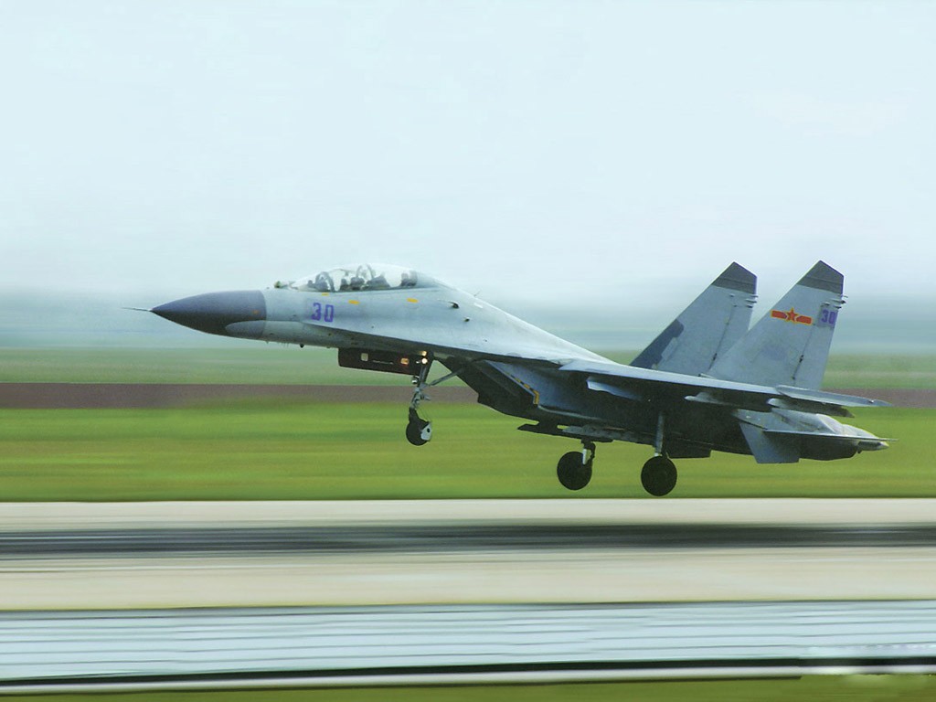 國產殲11戰鬥機壁紙 #2 - 1024x768