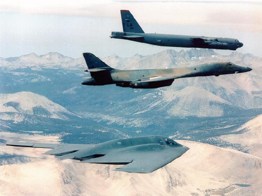 B-52 bombarderos estratégicos #1 - 1024x768