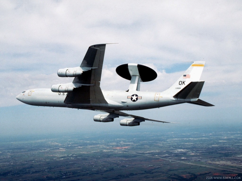 E-3“望樓”預警飛機 #1 - 1024x768