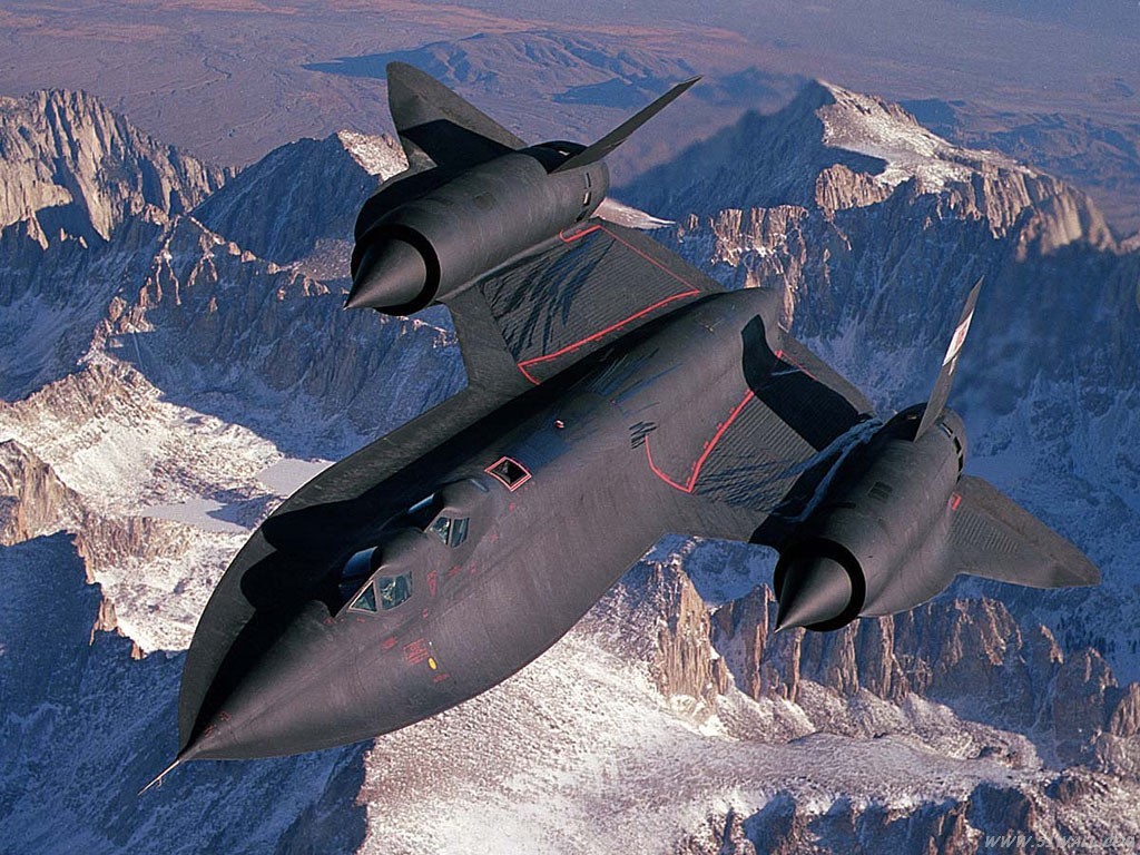  SR - 71ブラックバード偵察機の壁紙 #1 - 1024x768