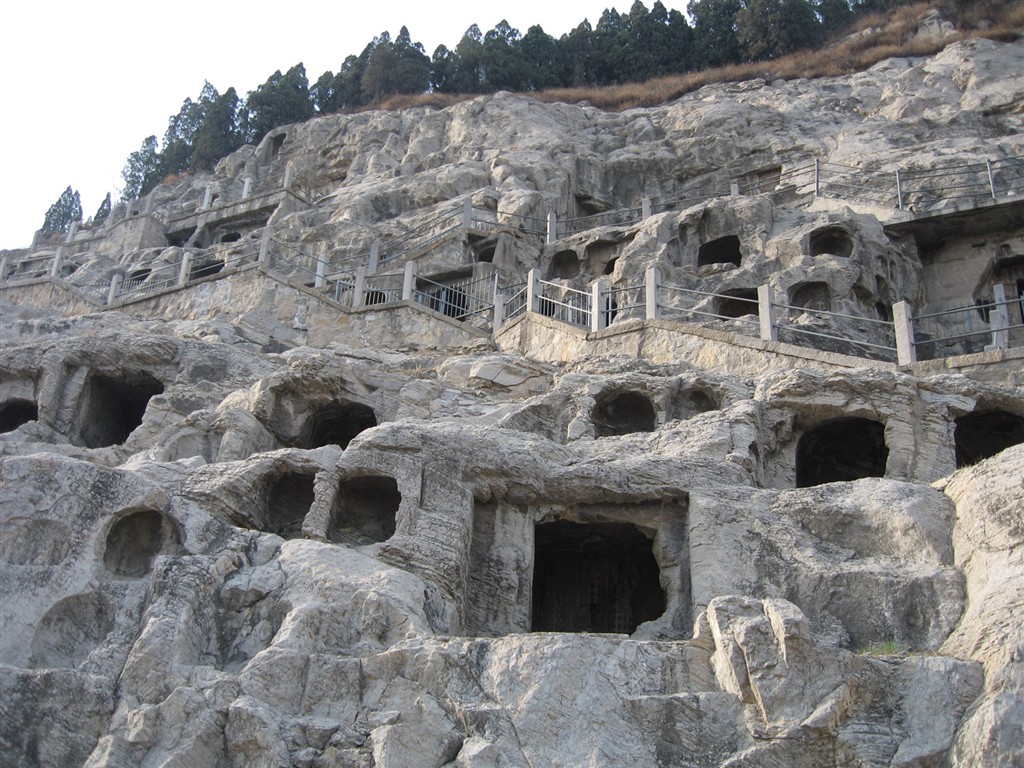 Luoyang, Longmen jeskyně Wallpaper #34 - 1024x768