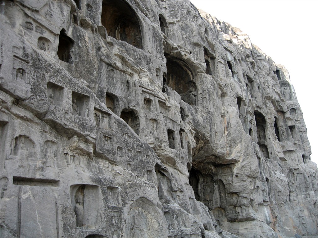 Luoyang, Longmen jeskyně Wallpaper #35 - 1024x768
