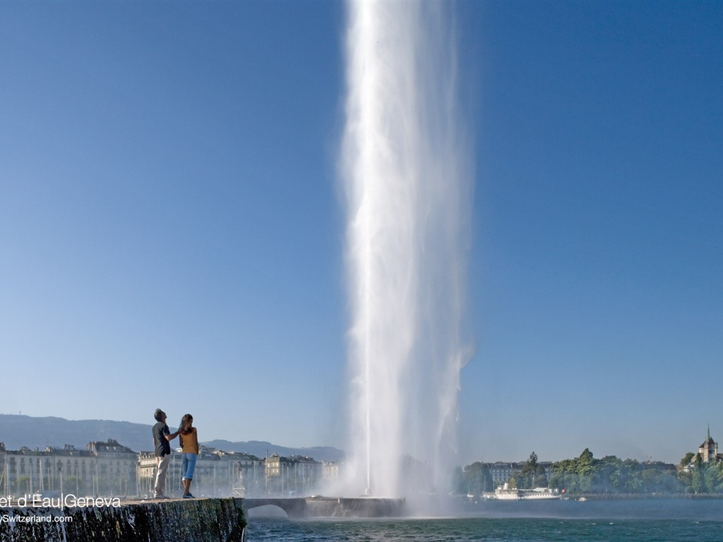 Suiza fondos de escritorio de lugares de interés turístico de verano #12 - 1024x768