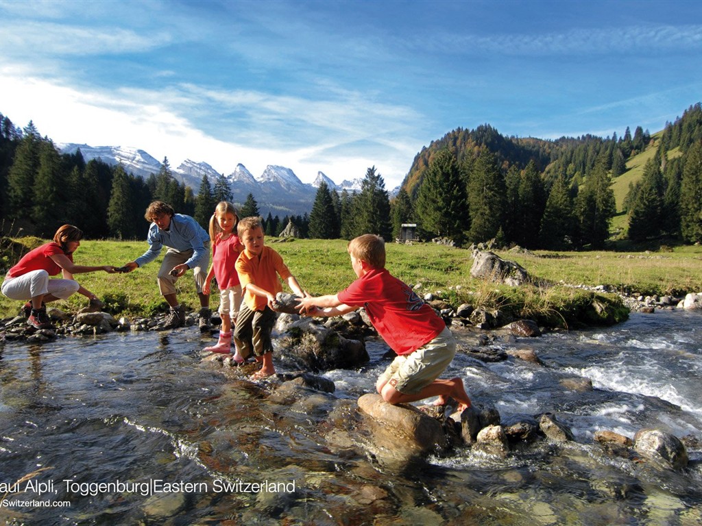 Suiza fondos de escritorio de lugares de interés turístico de verano #17 - 1024x768