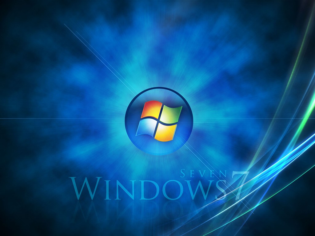 公式バージョンWindows7の壁紙 #24 - 1024x768