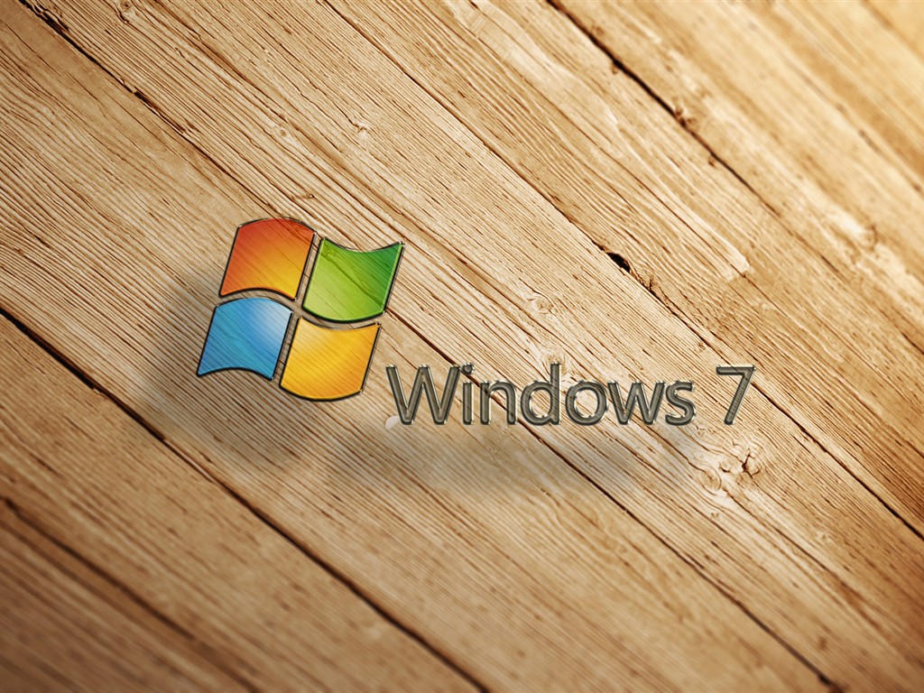 公式バージョンWindows7の壁紙 #30 - 1024x768