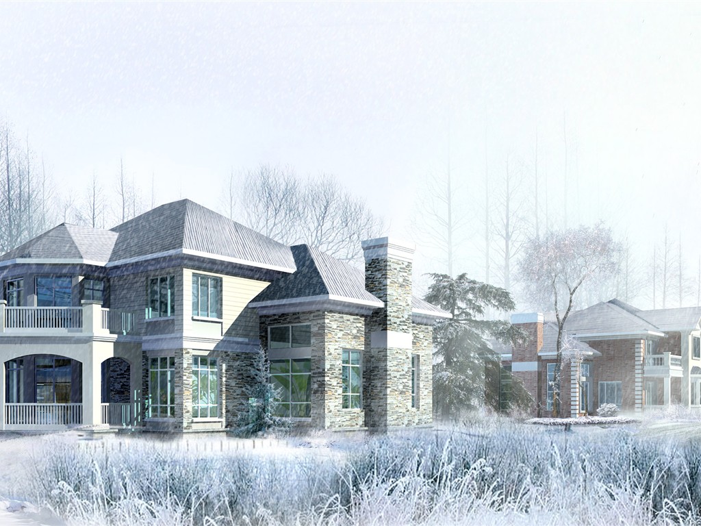 Vliv krajiny na plochu HD architektury #2 - 1024x768