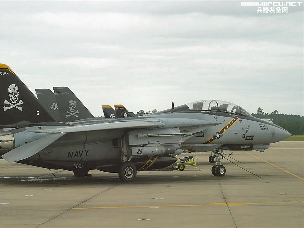 미 해군 F14 톰캣 전투기 #15 - 1024x768