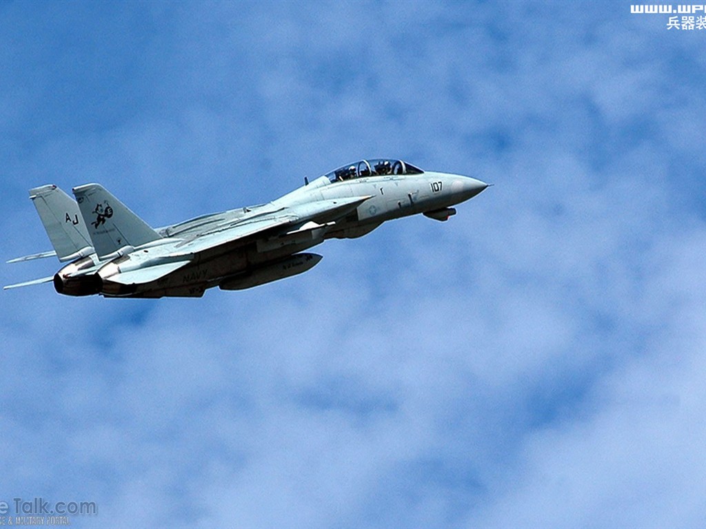 U. S. Navy F14 Tomcat bojovník #23 - 1024x768