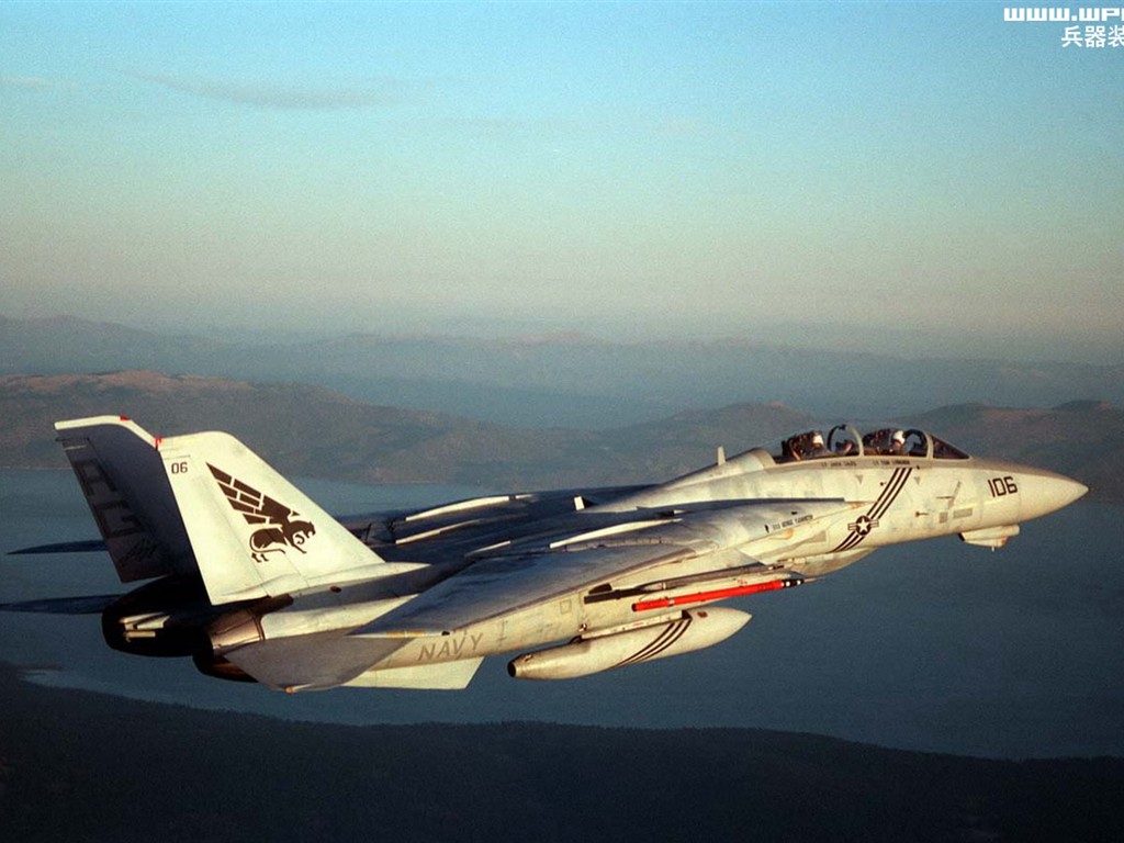 U. S. Navy F14 Tomcat bojovník #26 - 1024x768