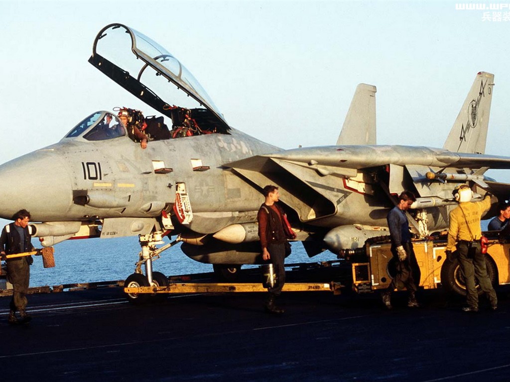 Marine américaine F14 Tomcat de chasse #32 - 1024x768