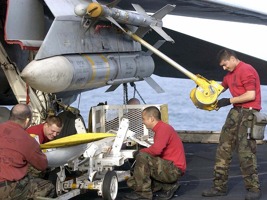 U. S. Navy F14 Tomcat bojovník #42 - 1024x768