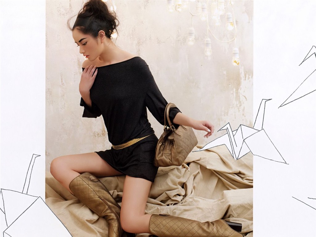 Supermodel Qu Ying Wallpapers #10 - 1024x768