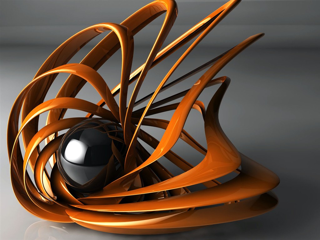 3D立體設計壁紙(三) #17 - 1024x768