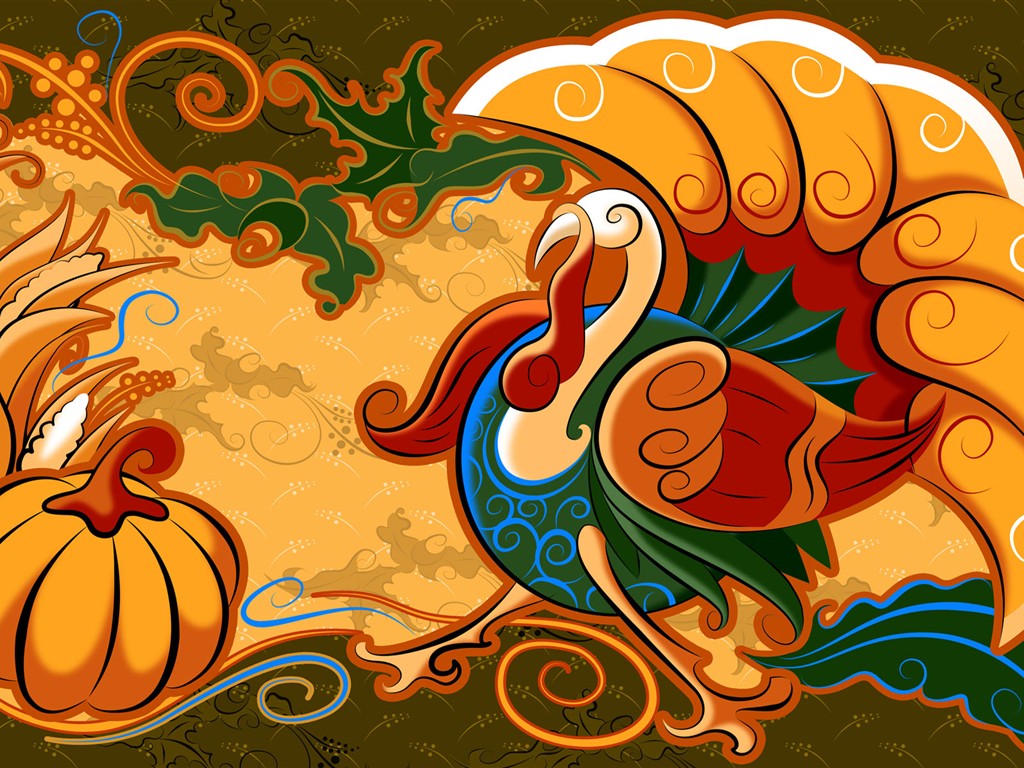 díkůvzdání téma wallpaper #20 - 1024x768