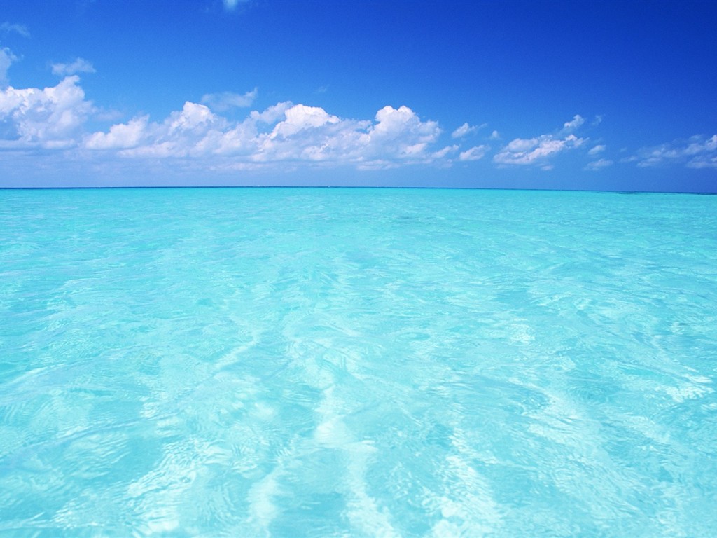 Malediven Wasser und blauer Himmel #20 - 1024x768