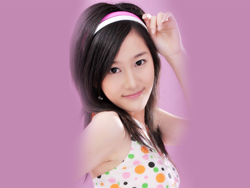 Liu Mei-que contiene fondos de escritorio de Happy Girl #3 - 1024x768