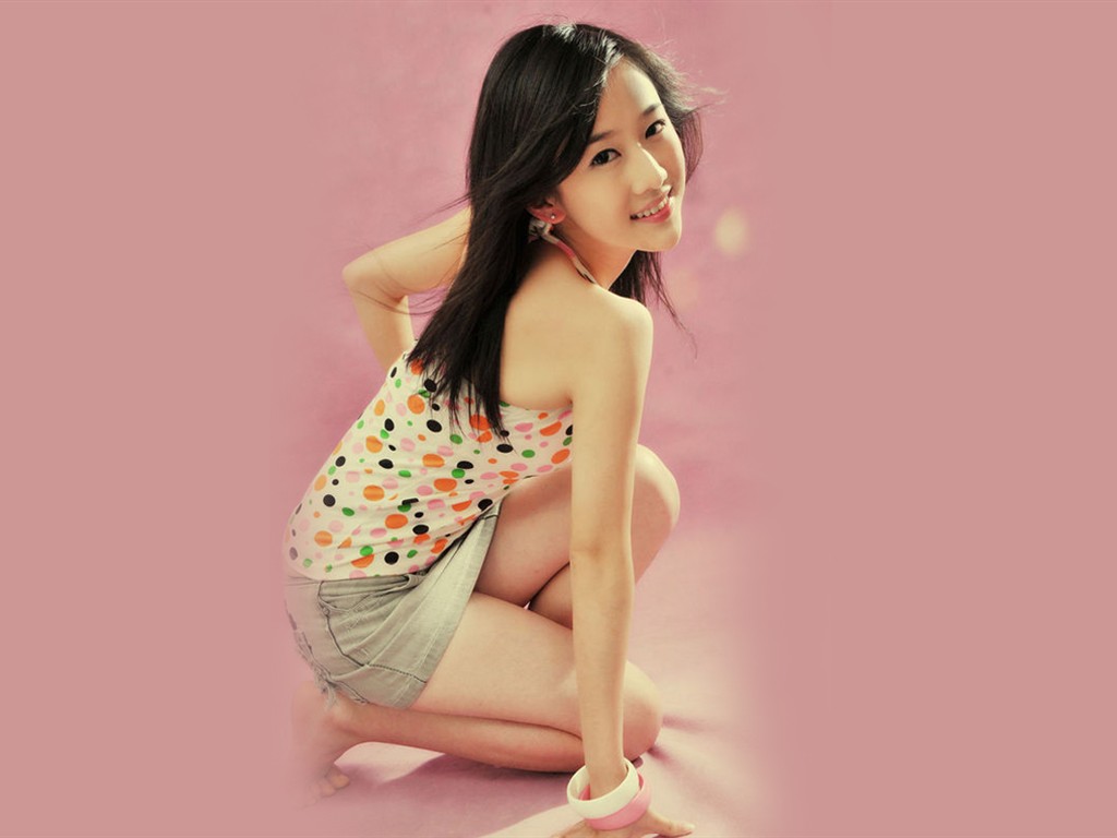 Liu Mei-que contiene fondos de escritorio de Happy Girl #6 - 1024x768