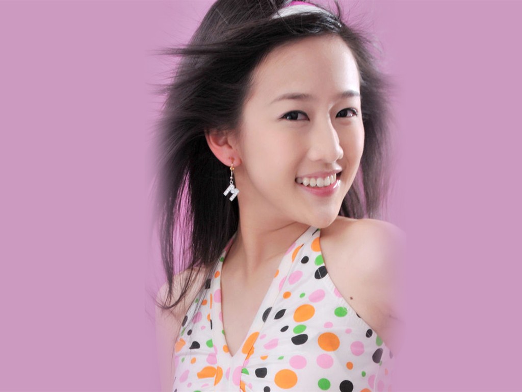 Liu Mei-que contiene fondos de escritorio de Happy Girl #8 - 1024x768