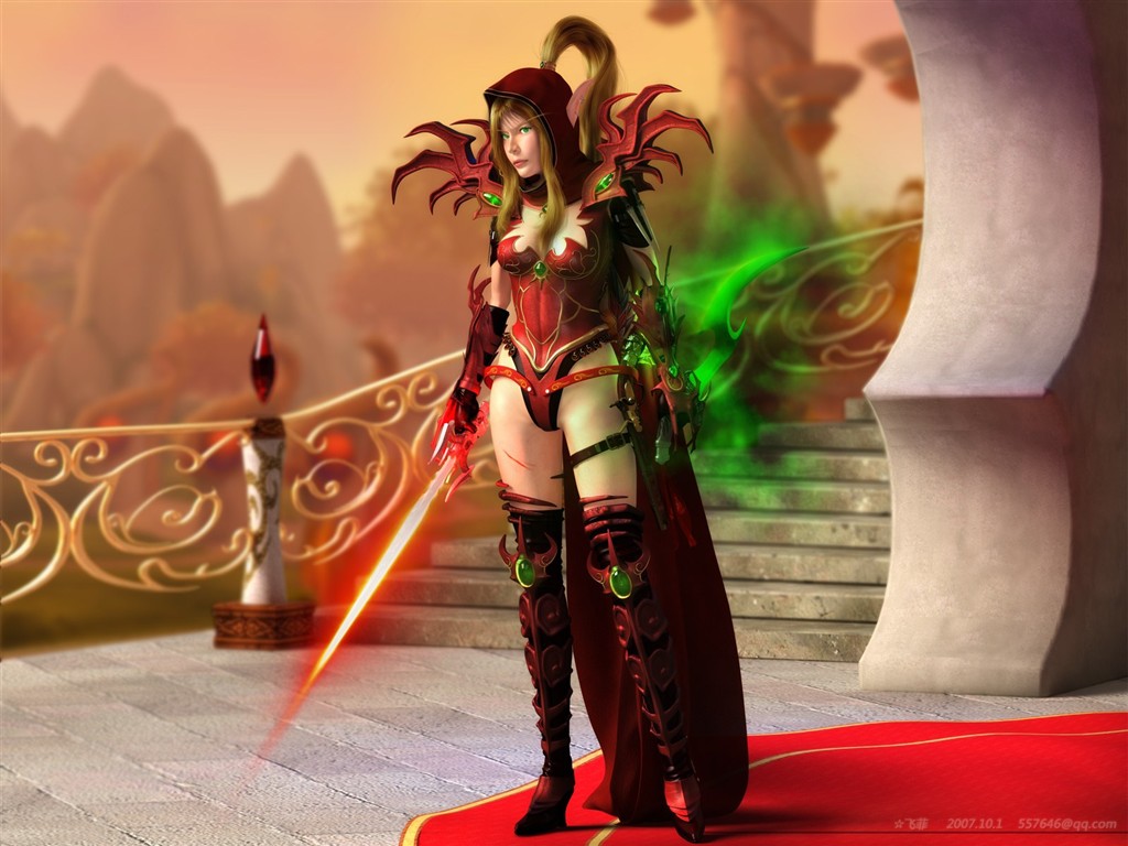 World of Warcraft: Fond d'écran officiel de Burning Crusade (1) #32 - 1024x768