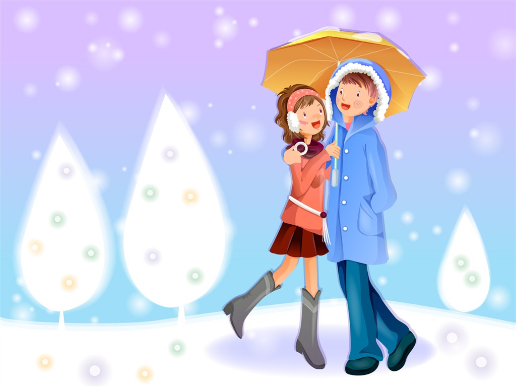 Christmas Winter Wallpaper chapter of Vector #22 - 1024x768