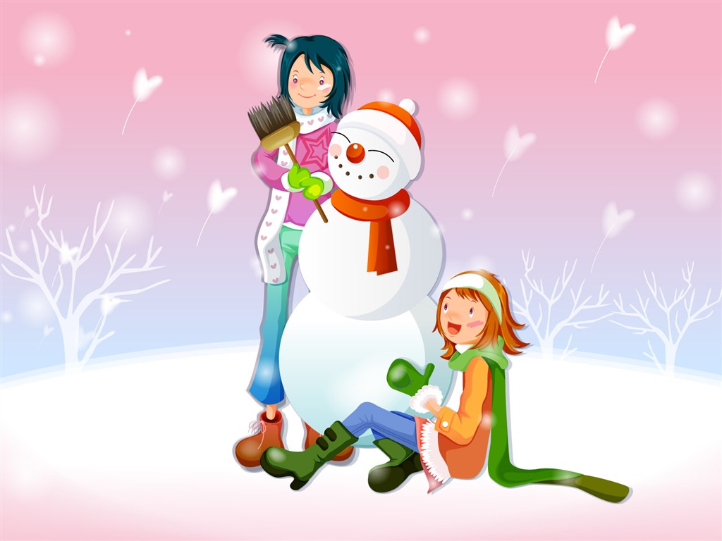 Christmas Winter Wallpaper chapter of Vector #38 - 1024x768