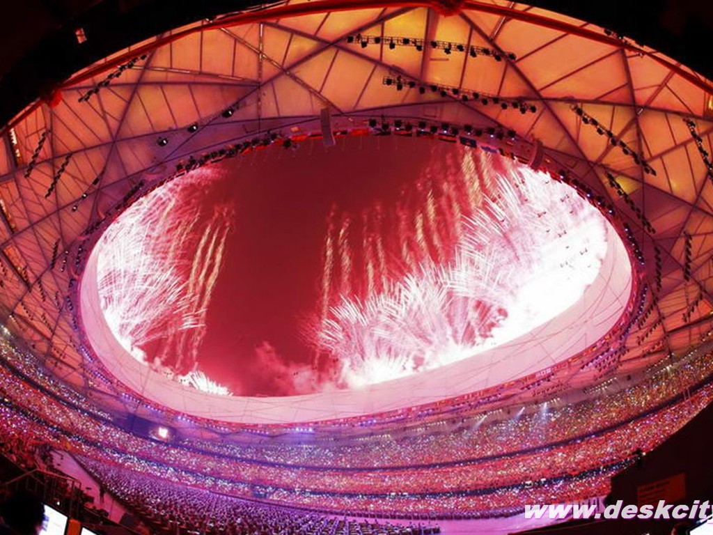 2008 Juegos Olímpicos de Beijing Ceremonia de Apertura de Escritorio #1 - 1024x768