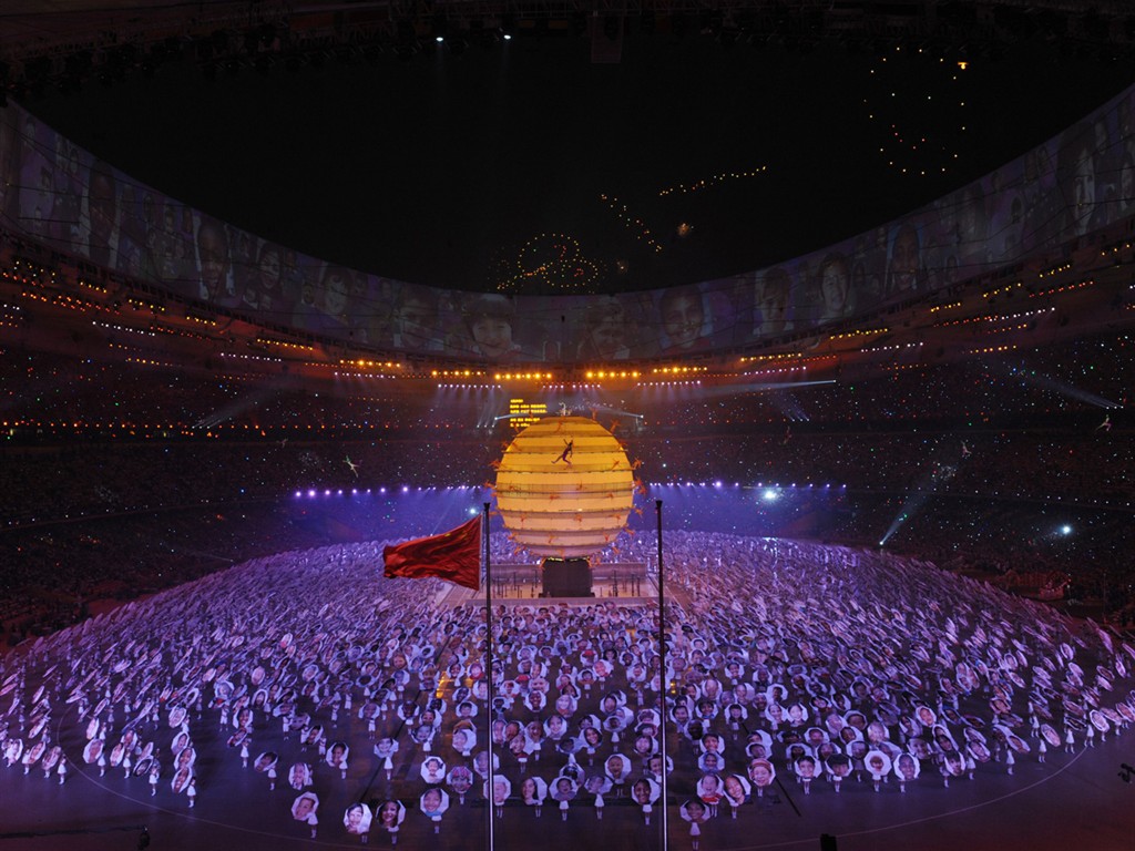 2008 Juegos Olímpicos de Beijing Ceremonia de Apertura de Escritorio #4 - 1024x768