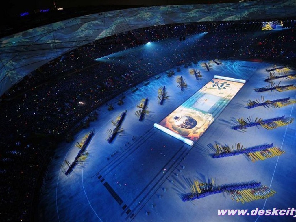 2008 Juegos Olímpicos de Beijing Ceremonia de Apertura de Escritorio #27 - 1024x768