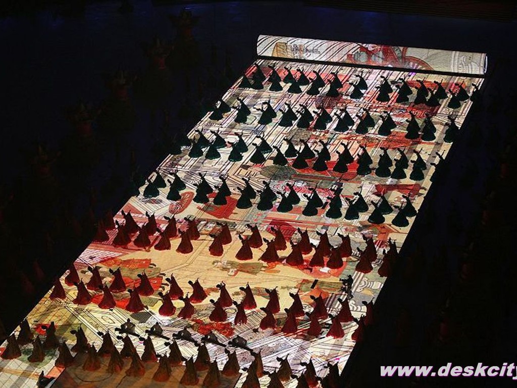 2008 Juegos Olímpicos de Beijing Ceremonia de Apertura de Escritorio #43 - 1024x768