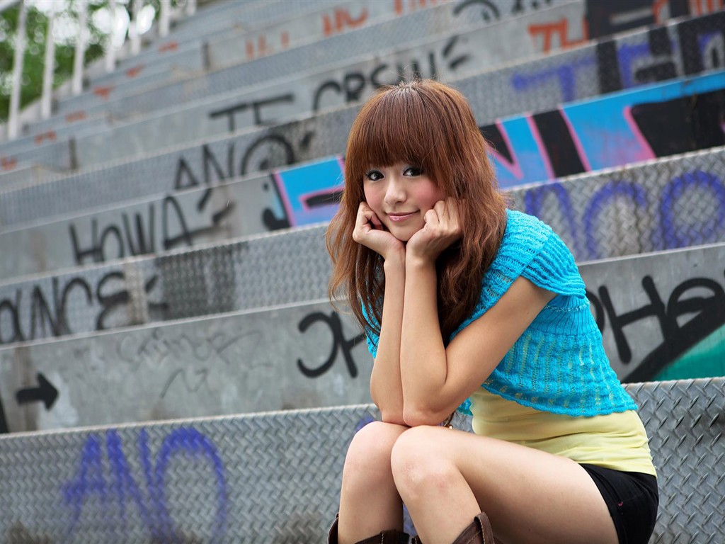 Tchaj-wan MM Yin Fu wallpaper album (1) #11 - 1024x768
