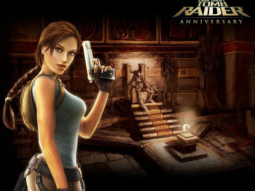 Lara Croft Tomb Raider 10th Anniversary Wallpaper #1 - 1024x768
