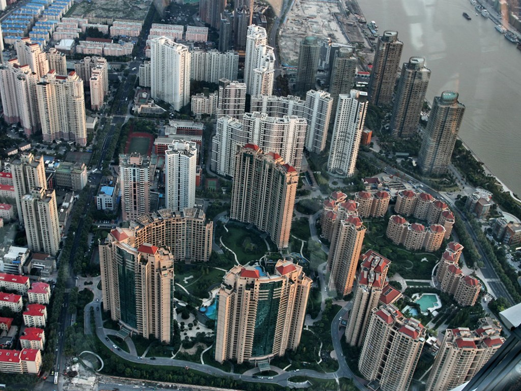 Metropolis - Shanghai Impression (Minghu Metasequoia works) #13 - 1024x768